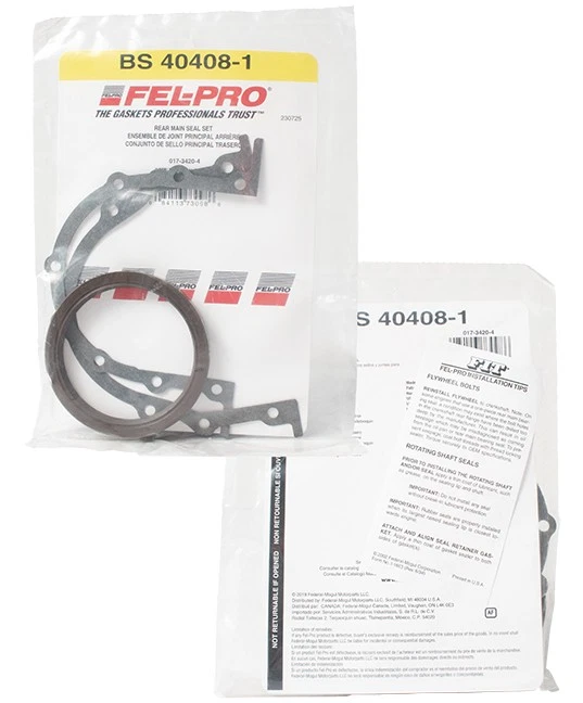 Juego de sellos principales traseros Fel-Pro para Mitsubishi Starion 1983-1989 modelo ID BS 40408-1 Foto 3 de 4