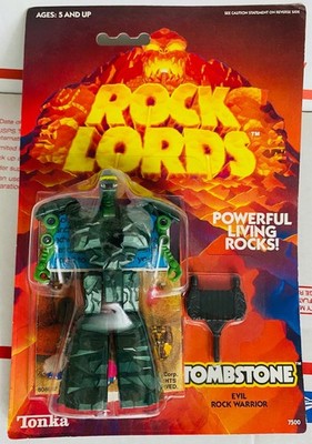 Vintage Tonka 1986 Powerful Living Rocks Rock Lords Tombstone gobots rare
