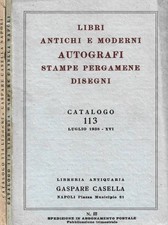 Libri antichi e moderni. Autografi stampe pergamene disegni. Catalogo 113, Lugli