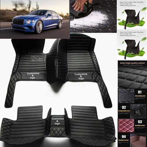 For Bentley Flying Spur Car Floor Mats All Weather Protection Floor Liners - Foto 31 di 34