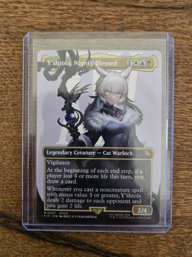 Y’shtola, Night’s Blessed (Borderless) - Commander: MTG - Final Fantasy #0207