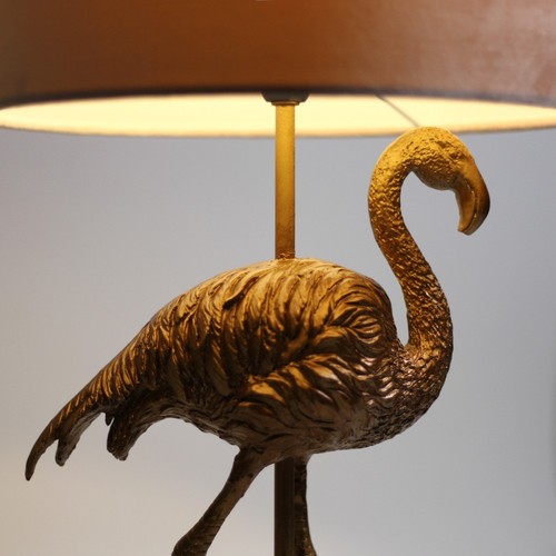 Lexi Lighting Flamingo Standing Table Lamp (Pink/Gold) - Picture 3 of 5