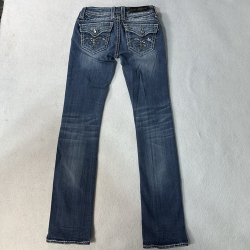 Pantalones de mezclilla elásticos Rock Revival Sasha de pierna recta para mujer 26 - Imagen 10 de 14