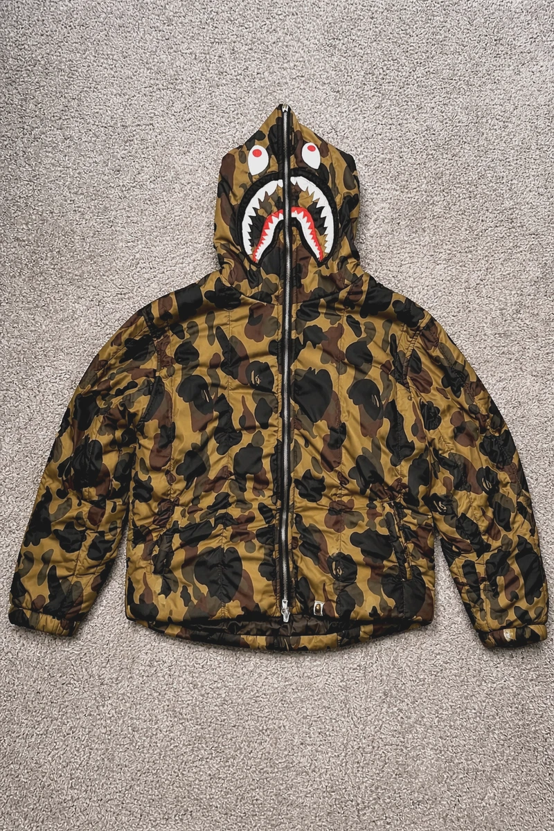 Preços baixos em Bape Shark Camo em Casacos e jaquetas masculinos