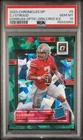 2023 Chronicles Draft Picks #5 CJ Stroud Optic Green Cracked Ice /6 PSA 10