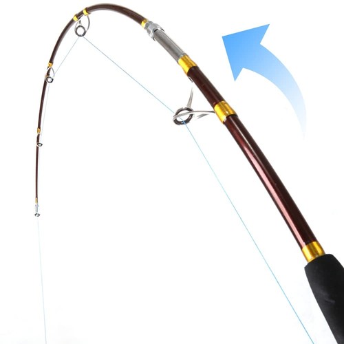 Jig Jigging Spinning Fishing Rod Deep Sea Jig Pole 30-50lbs/50-80lbs Brown A/... - Picture 7 of 7