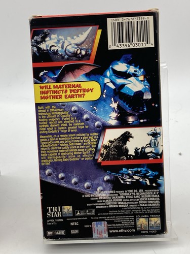 Vintage Godzilla VHS Lot 3 vs King Ghidorah Mothra & Vs. Mechagodzilla - Picture 3 of 10