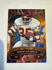 2024 Topps Resurgence Christian Okoye #48 Orange & Blue Spark