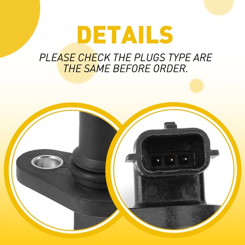 1X Posición del árbol de levas del motor para sensor Infiniti Nissan Máxima accesorios Altima - Imagen 6 de 14