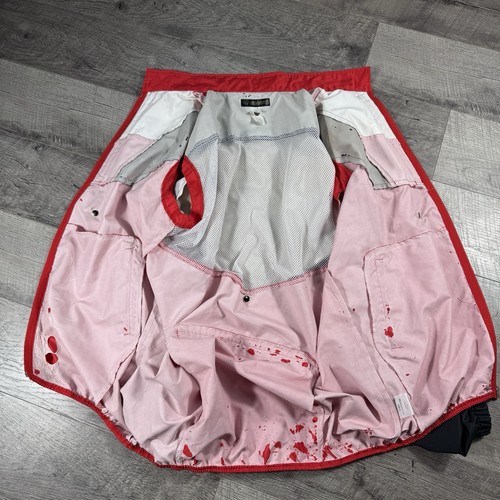VNTG 80’s Descente Made In Japan Cycling Red Jacket XL & Black Pants Size Large - Bild 8 von 23