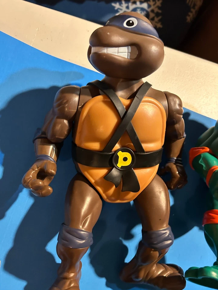 Figuras gigantes 1989 2023 reedición 12" clásico TMNT CONJUNTO DE 4 COMPAÑEROS DE JUEGO LEO MIKEY R Foto 2 de 4