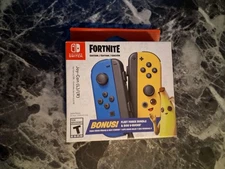 Nintendo Switch FortNite Joy Cons New No Code