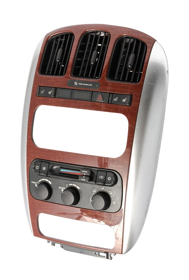 Chrysler Town & Country 2004-2007 bisel de control de temperatura con rejillas de ventilación 05175359AC Foto 2 de 4