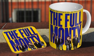 The Full Monty 1997 - Keramik Kaffee-/Teetasse + passender Untersetzer