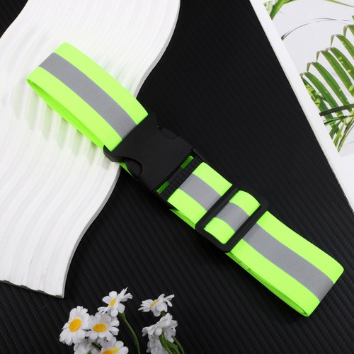  Cinturón Reflectante Cintura Alta Visibilidad Seguridad Reflector Ciclismo - Imagen 8 de 12