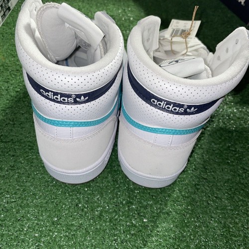 ZAPATOS Adidas Originales TOP TEN RB para Hombres Blanco/Azul Marino/Semi Como Nuevos Rush GX0754 Talla 9 - Imagen 5 de 12