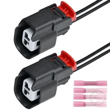 2pcs ABS Wheel Speed Sensor Connector Pigtail Plug Wiring Harness fit for Jeep