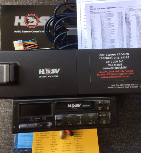 HSV VP GTS stereo Senator CD stacker Eurovox radio Statesman Caprice SV SS 5000i - Picture 3 of 4
