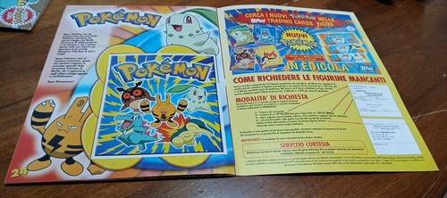 Pokémon Acchiappali Tutti 2001  COMPLETO + Poster Completo Album Figurine - Foto 6 di 6