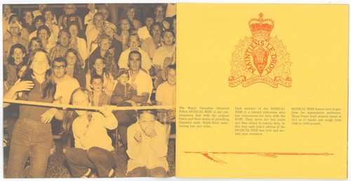 1970 Royal Canadian Mounted Police Musical Ride Show Program Figures RCMP Canada - Picture 4 of 5
