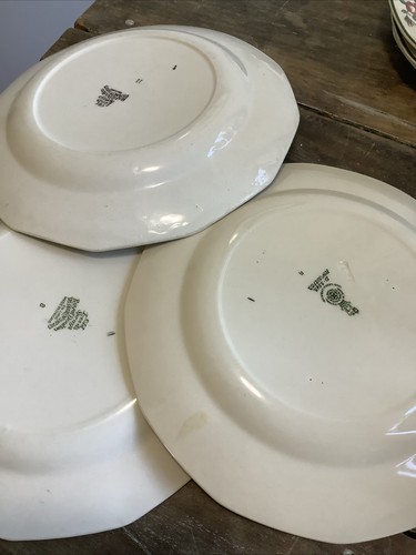 Platos en aerosol Royal Doulton Old Leeds - 3 ensaladas/postres y 4 panes y mantequilla - Imagen 3 de 7