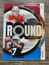 Pearsall/Legette 2024 Contenders #8 Round 1 Numbers Base RC 49ers/Panthers