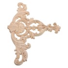  Solid Wood Embossed Decal Furniture Appliques and Onlays Carved Panel