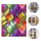 1pc Fenster Privatsphäre Film Glasfenster Dekorative Vinyl -Aufkleber