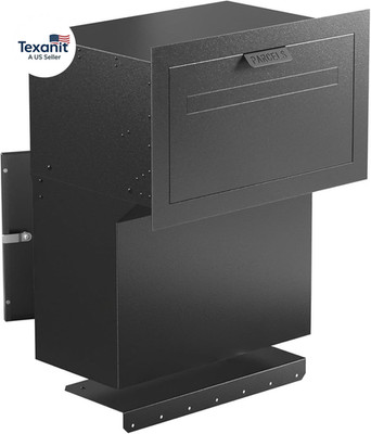 Large In-Fence Parcel Drop Box - Easy Assembly Through-The-Wall Package Delivery