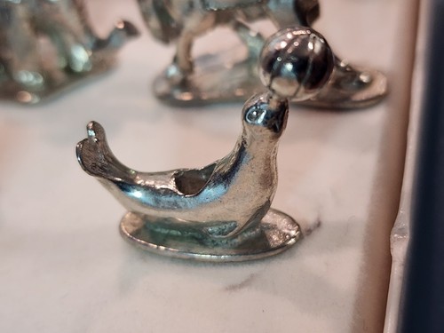 Empire Silver Company 6er Set Geburtstag Kerzenhalter 1" Zirkus Tortenaufleger - Bild 4 von 9