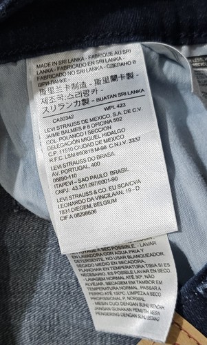 Levis 505 Jeans Mens 29x30 Blue Straight VTG Grunge Skater Preppy RED Tab Lot - Picture 5 of 10