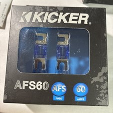 Kicker 46AFS60 Car Audio AFL Mini ANL Fuses 60 Amp Fuse 2 Pack Pair AFS60