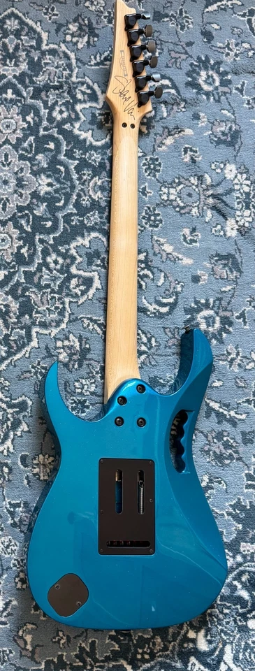 Ibanez Steve Vai JEM7V-SBL Sparkle Blue (MINT / Signed by Steve) - Image 4 of 4