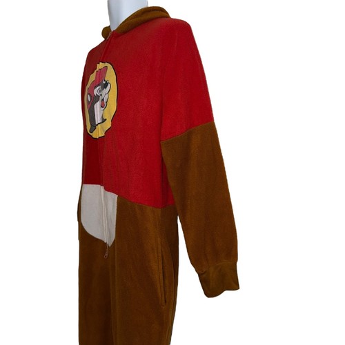 Bucees Biber Maskottchen Schlafanzug Erwachsene Unisex S M Halloween Kostüm Unionsuit - Bild 4 von 9