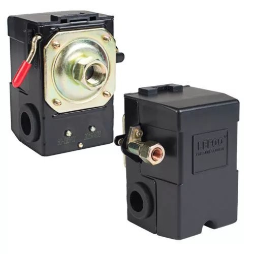 Air Compressor Pressure Switch Control 90-125 psi Single Port Heavy Duty 26A ... - Picture 2 of 6