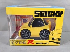 Stocky Acura Integra Type R Donut Media Toy Car Phoenix Yellow Series 001 *NIB*