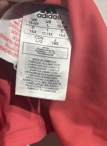 Traje de baño Adidas One Piece Logo niñas grande rosa - Imagen 2 de 7