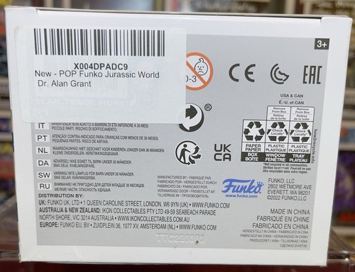 Jurassic World Dr Alan Grant #1221 Signed By Sam Neill Funko Pop Beckett BAS COA - Picture 6 of 8