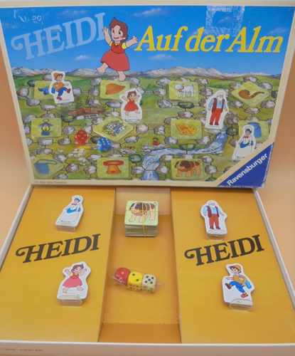 Heidi - Auf der Alm - Ravensburger- Gesellschaftsspiel - 1987 - komplett - Bild 2 von 5