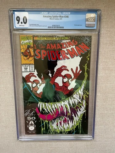 AMAZING SPIDER-MAN #346 CGC 9.0