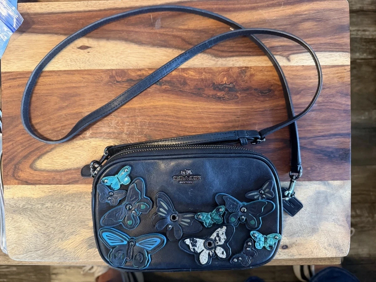 Coach Butterfly Leather Exterior Small Bags & Handbags for Women