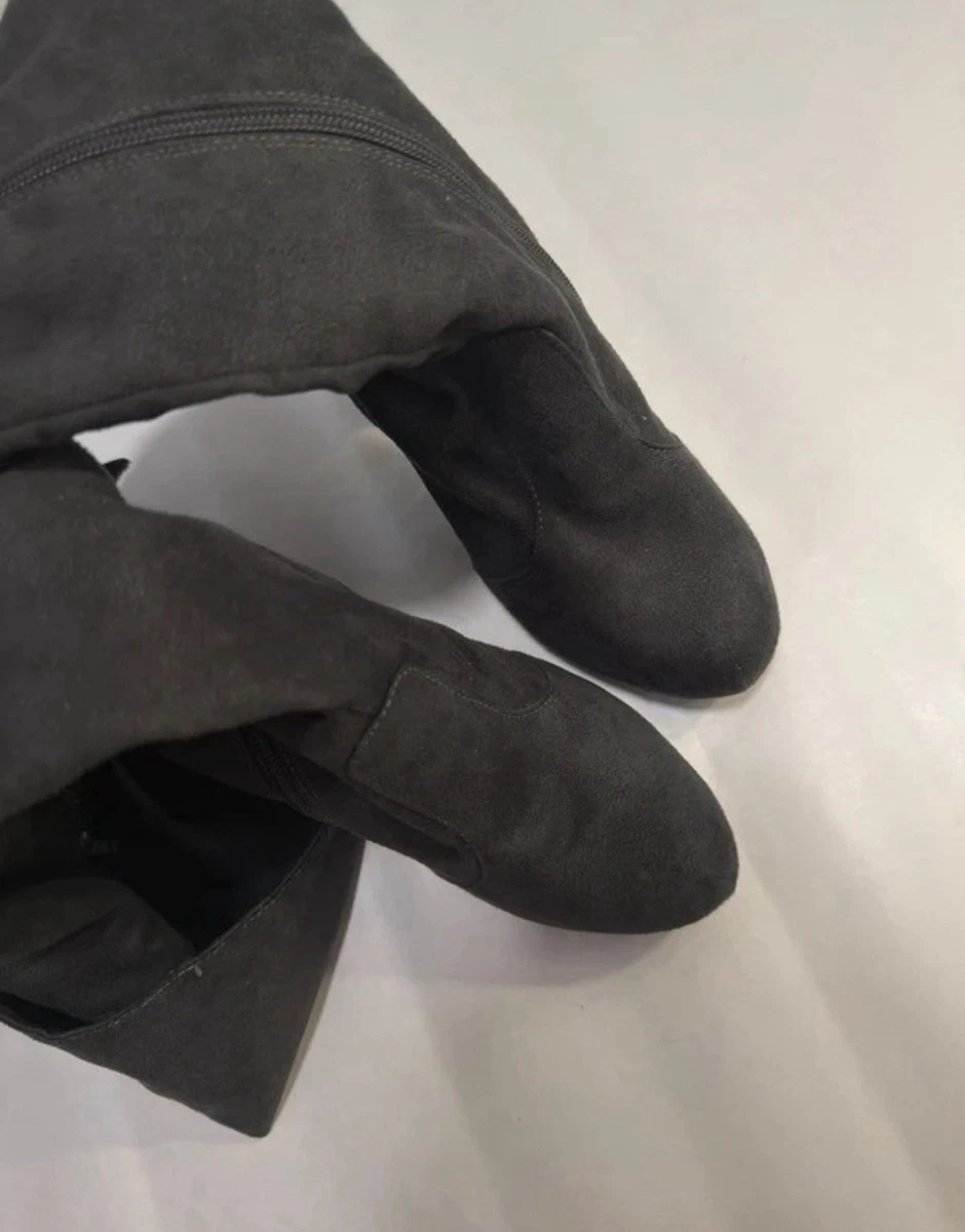 Botas Anne Michelle 5.5 / Gris Sobre la Rodilla / Stiletto