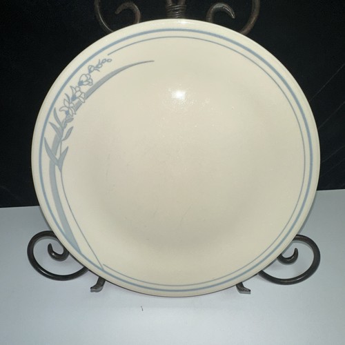 SET OF 8- Corning Corelle BLUE LILY DINNER PLATES 10 1/4" FREE SHIPPING - Picture 4 of 10