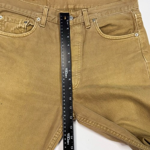 Vintage Levis 501 Jeans Mens Size 34 Straight Fit Button Fly Brown Made in USA - Picture 10 of 10