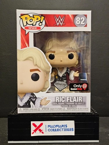 Funko Pop! WWE: Ric Flair #82 GameStop Exclusive Diamond Edition w/protector