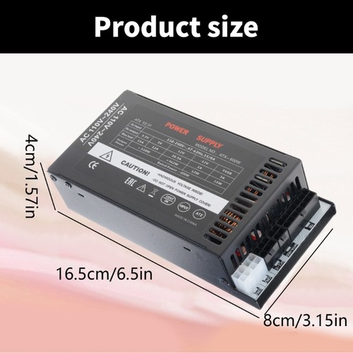 110-264V High Power 600W Flexs ATXs Power Supply with Efficient Cooling for Game - Afbeelding 8 van 11