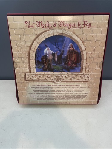 Barbie and Ken as Merlin and Morgan le Fay Doll Set 2000 Mattel 27287 - Picture 6 of 9