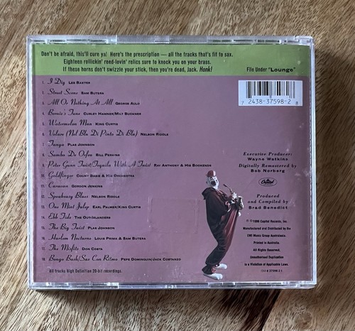 Ultra Lounge: Saxophobia By Various Artists (CD, 1996) - Picture 2 of 2