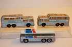 Three (3) Vintage 1960's-1970's Matchbox Lesney / Tomica Greyhound Coach Buses
