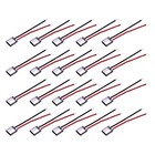 20PCS USB Type-C 2Pin Welding Wire Female Connector Cable Female Port